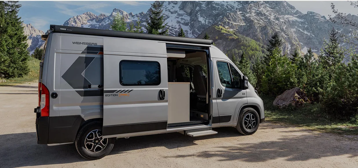 Weinsberg CaraBus EDITION [FIRE] in de bergen