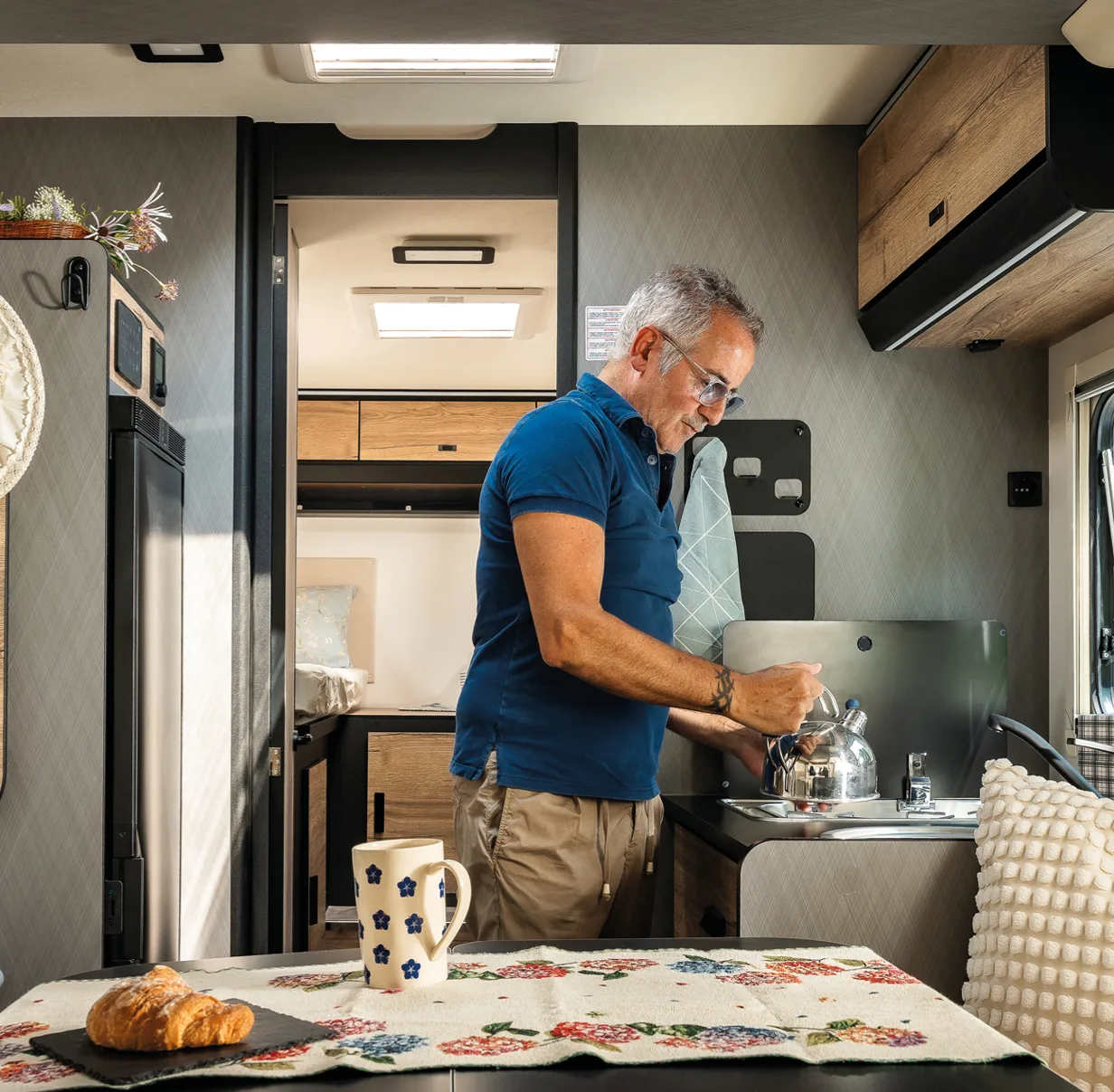 Keuken in een XGO-camper